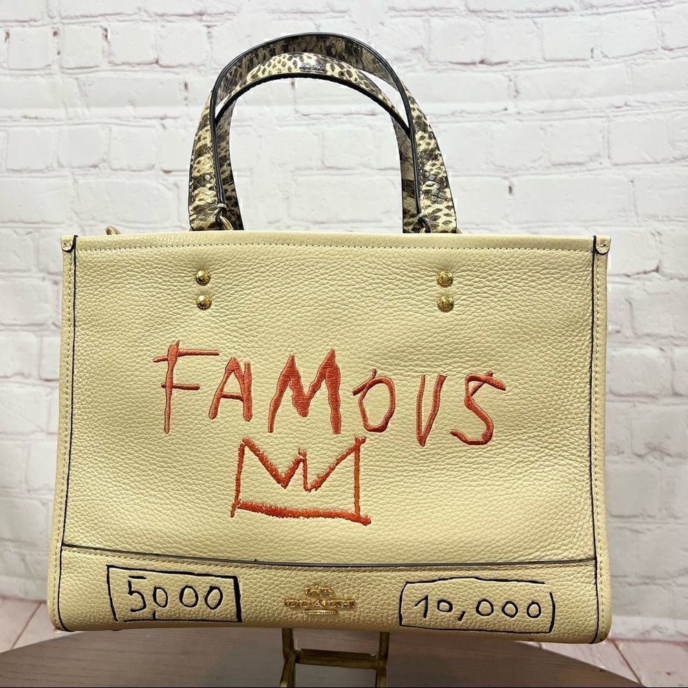 Coach X Jean Michel Basquiat Dempsey Carryall nwt Limited Edition! Mothers Day!